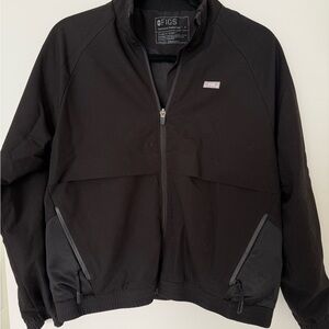 Figs Black Scrub Jacket